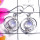 Rainbow E - BZE990-Dynamical silver gems jewelry Manufacturer & Exporter Ind