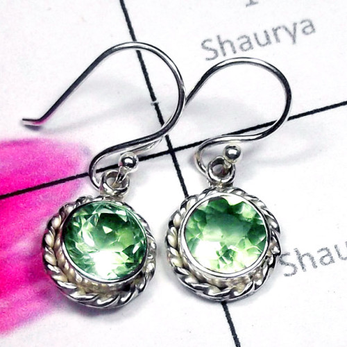 Green Amethyst cut E - SDE915-925 Manufacturer Small Sterling Silver Wholesale Designer Green Amethyst cut E - SDE915-925 Manufacturer Small Sterling Silver Wholesale Designer