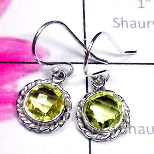 Lemon F - SDE915-925 Manufacturer Small Sterling Silver Wholesale Designer Lemon F - SDE915-925 Manufacturer Small Sterling Silver Wholesale Designer