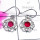 Carnelian O - SDE910-Semiprecious Gemstone Sterling Silver Filigree Earring