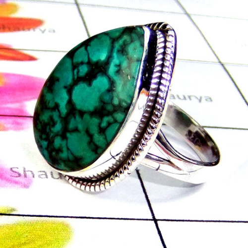 Tibitan Turquoise C - SDR956- Cool Rainbow Moonstone gems silver Ring Tibitan Turquoise C - SDR956- Cool Rainbow Moonstone gems silver Ring