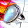 Rainbow Moonstone O - SDR956- Cool Rainbow Moonstone gems silver Ring