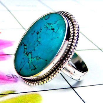 Tibitan Turquoise D - SDR961-Blue Fire Rainbow moonstone Rings Tibitan Turquoise D - SDR961-Blue Fire Rainbow moonstone Rings