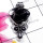 Shungite Rough E - SD859-Sterling Silver Semiprecious Gemstone Designer Pendant