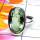 Green Amethyst C - PSR971-Plain Silver Green Amethyst Gemstone Ring