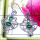 Malachite D - FLE993-Two Stone 925 Sterling Silver Filigree Earring