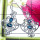 Blue Copper Turquoise F - FLE993-Two Stone 925 Sterling Silver Filigree Earring