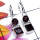 Smokey F - SPE986-Two Stone Lightweight 925 Plain Silver Earring
