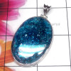 Appetite Blue C - DAB998-Appetite Blue 925 Silver Wholesale Stunning Pendant