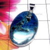 Appetite Blue D - DAB998-Appetite Blue 925 Silver Wholesale Stunning Pendant