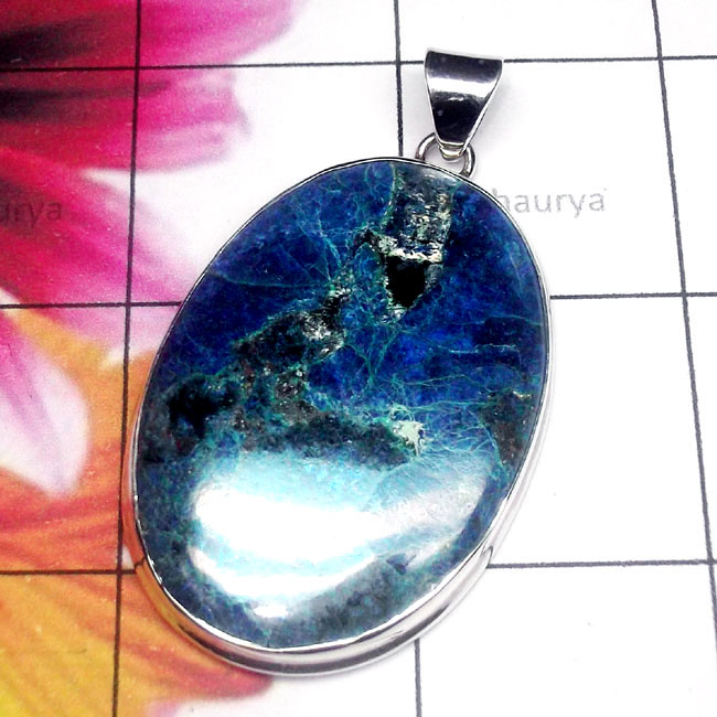 Appetite Blue D - DAB998-Appetite Blue 925 Silver Wholesale Stunning Pendant