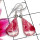 Rodochrosite A - XSE998-925 Sterling Silver Rodochrosite Gemstone Big Earring