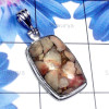 Mohave Calcite E - SMT998-925 Sterling Silver Mohave Calcite Pendant