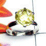 Lemon H - SCR938-Cut Gemstone 925 Sterling Silver Trendy Casting Ring