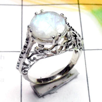 Rainbow Cut F - SCR937-925 Exclusive Silver Cut Gemstone Designer Casting Ring Rainbow Cut F - SCR937-925 Exclusive Silver Cut Gemstone Designer Casting Ring
