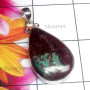 Sanora Colla G - SCD994-Sanora Colla 925 Plain Silver Elegant Pendant