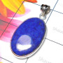 Lapis B - ISP917-925 Sterling silver Plain setting Pendants