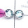 Blue Topaz F - SSE985-Multi Cut Gemstone Made in 925 Silver Small Stud Earring