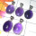 Amethyst cab  C - SVP947- 925 Sterling silver Pendants Value Pack