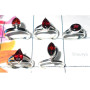 Garnet cut O - SVP945-925 Sterling silver Garnet cut gems Ring