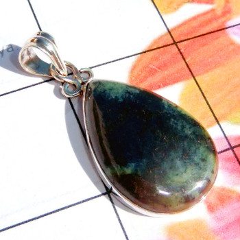 Vivianite B - VDS999-Vivianite 925 Sterling Silver Stunning Pendant