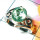 Green Amethyst cut H - SDR918-Black onyx silver Ring