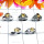 Citrine A - RBS997-925 Silver Small Size Multi Design 5 Pcs. Baby Ring