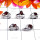 Garnet O - RBS997-925 Silver Small Size Multi Design 5 Pcs. Baby Ring