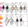 Mix cut A - SBP956- Beautiful Sterling silver Earrings wholesale collection