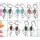 Mix cab E - SBP956- Beautiful Sterling silver Earrings wholesale collection