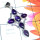 Amethyst F - SD823-925 Sterling Silver Cut n Cab Gemstone Designer Pendant