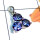 Iolite D - CSP971-925 Sterling Silver Lightweight Cut Gemstone Casting Pend