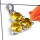 Citrine O - CSP971-925 Sterling Silver Lightweight Cut Gemstone Casting Pend