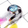 Blue Topaz D - PSR948-Single Gemstone Made in 925 Sterling Silver Plain Ring