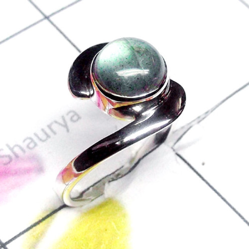 Lepidocrosite O - PSR948-Single Gemstone Made in 925 Sterling Silver Plain Ring