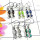 Mix Cab Stone E - SVP933- Wholesale sterling silver Assorted gemstone & Design Ear