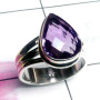 Amethyst G - PSR946-Exclusive 925 Silver Cut n Cab Gems Trendy Ring