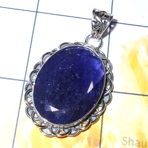 Iolite O - SD821-Latest Trend of Designer Silver Pendants collection