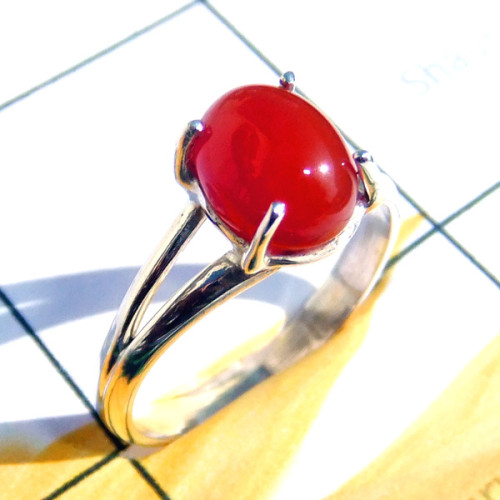 7x9mm Onyx A - RBS995-925 Silver Lightweight Baby Ring Collection