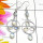 Rainbow Moonstone D - CMJ933-Blue Fire gems silver Earring wholesale