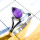 6x9mm Amethyst O - RBS990-Lightweight Cut n Cab Gemstone 925 Silver Baby Ring