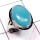 Chalcedony C - SDR891-Cab Chalcedony 925 Sterling Silver Stunning Ring