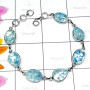 Snake Skin Quartz F - SBB963-Snake Skin Quartz Cab 925 Sterling Silver Bejal Bracelet