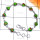 Green Copper Turquoise O - SBB961-Superior 925 Silver Multi Cab Gemstone Bejal Bracelet
