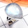 Rainbow B - PSR945-925 Plain Silver Cab Rainbow Stunning Ring