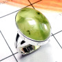 Prynite A - PSR943-Prynite Cab Gemstone 925 Sterling Silver Elegant Ring