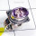 Amethyst E - SCR916-New Design Cut Gemstone 925 Silver Casting Ring