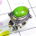 Green Turquoise F - SCR916-New Design Cut Gemstone 925 Silver Casting Ring