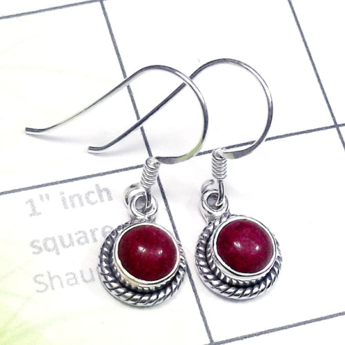 Pink Ruby Corundum C - SDE886-Pink Ruby Corundum Cab Gemstone 925 Sterling Silver Fancy Pink Ruby Corundum C - SDE886-Pink Ruby Corundum Cab Gemstone 925 Sterling Silver Fancy