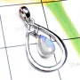 Rainbow C - ISP900-Exclusive 925 Sterling Silver Multi Cut Gemstone Pendant